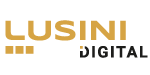 Lusini Digital Logo, Kunde von Roboterly
