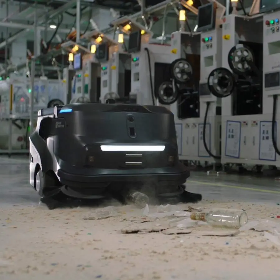 MT1 proaktive staubbelaempfung PUDU MT1 für proaktive Staubbekämpfung