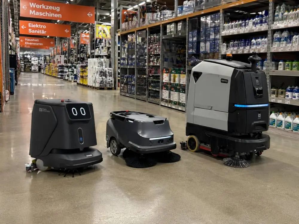 Pudu Reinigungsroboter für Baumarkt