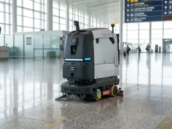 Pudu BG1 Pro Reinigungsroboter für Flughafen