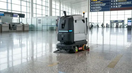 Pudu BG1 Pro Reinigungsroboter für Flughafen