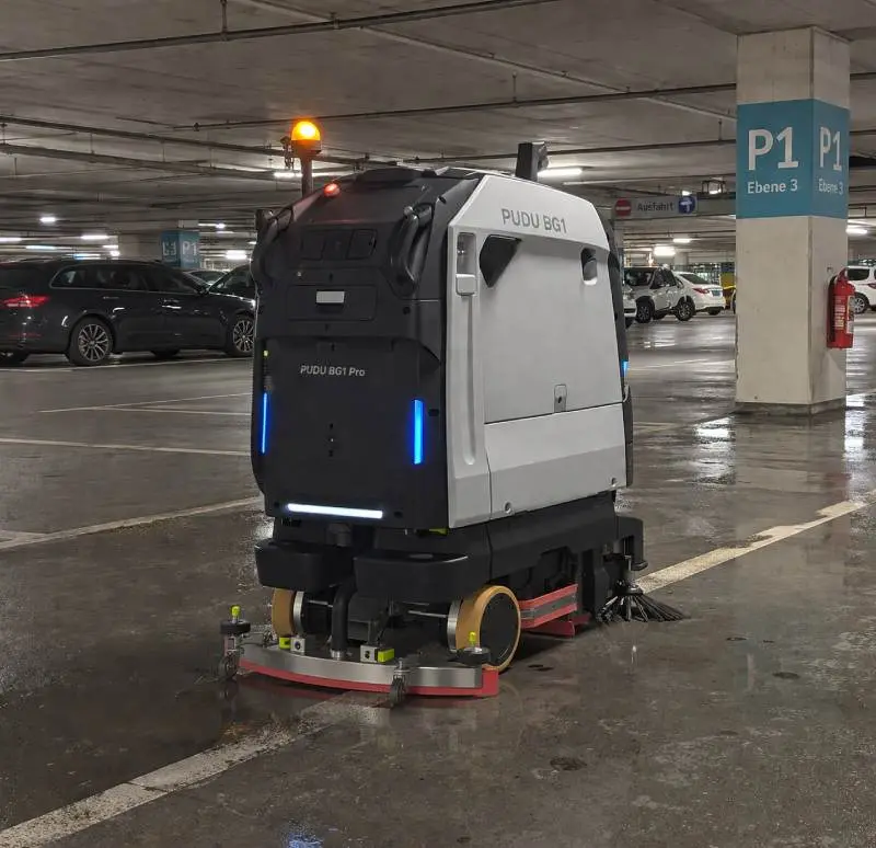 Pudu BG1 Pro_Scheuersaugroboter_Tiefgarage-parkhaus Pudu BG1 Pro Scheuersaugroboter für Parkhaus & Tiefgarage