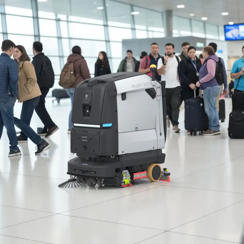 Pudu BG1_KI-nativer Scheuersaugroboter-flughafen Pudu BG1 Scheuersaugroboter für Flughäfen