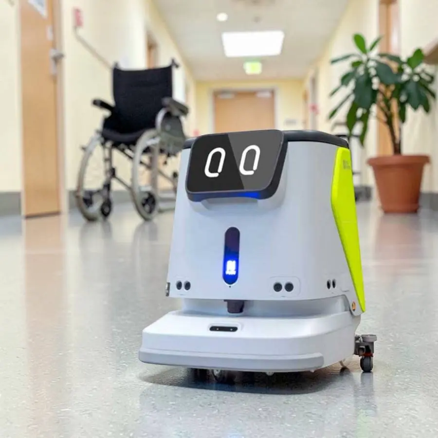 pucu_cc1_reinigungsroboter-pflegeheim Pudu CC1 reinigungsroboter Pflegeheim und Altenheim