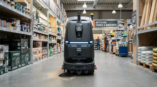 Pudu BG1 Pro Reinigungsroboter für Baumarkt