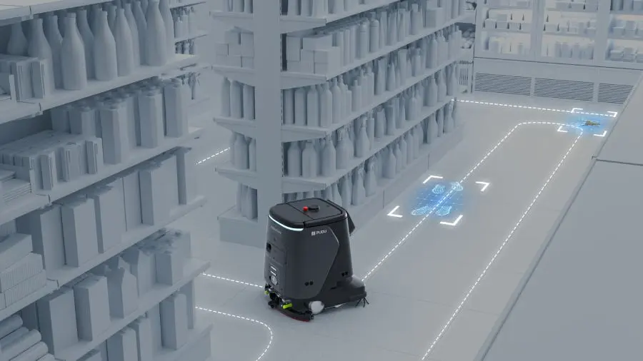 Pudu Cc1 Reinigungsroboter mit Spot Cleaning Modus