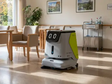 Pudu CC1 Reinigungsroboter für Alten- und Pflegeheim