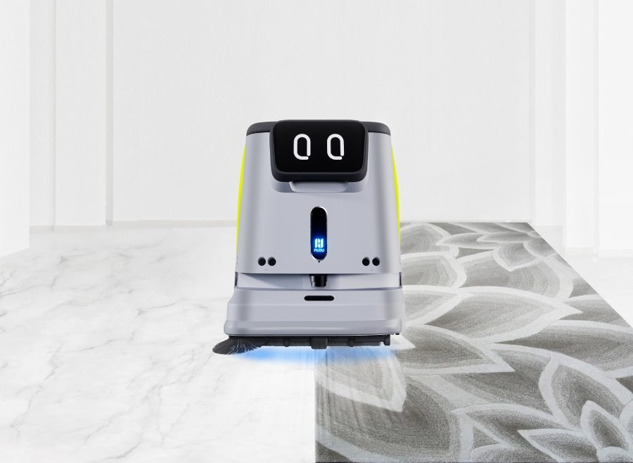 Pudu CC1 Teppich und Marmorboden