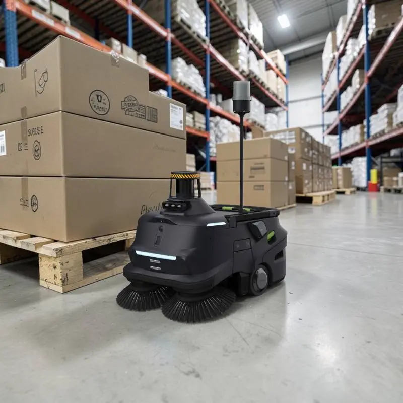 pudu-mt1-max-KI-kehrroboter-logistik-produktion (1) Pudu MT1 Max Kehrroboter für Logistik & Produktion
