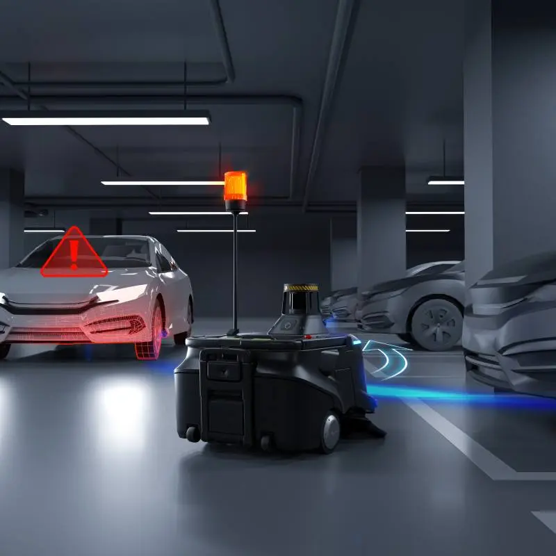 Pudu MT1 Max KI Kehrroboter für Tiefgarage & Parkhaus